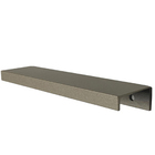 Puxador Para Móveis Clean Reto Alumínio Champagne 125mm Alumi