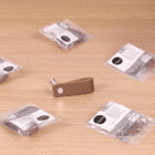 Puxador para Móveis Couro Marrom Pintado 70mm 1 Peça Zack Inspire