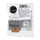 Puxador para Móveis Couro Marrom 70mm Zack