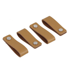 Puxador para Móveis Couro Sintético Marrom 70mm Zack