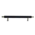 Puxador para Móveis Alça Couro Sintético Preto 200mm Mimo.dsn Hast