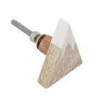 Puxador para Móveis de Sobrepor Triângulo 50x40mm Madeira