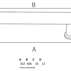Puxador Para Móveis Il 05 Al 352 Aço Escovado Italyline