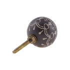 Puxador para Móveis Madeira Marrom 40mm