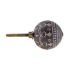 Puxador para Móveis Madeira Marrom 40mm