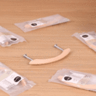 Puxador para Móveis MDF Bege Natural 96mm 1 Peça Avoriaz Inspire