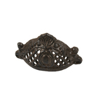 Puxador para Móveis Metal Preto Envelhecido 108mm