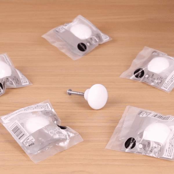 Com um ótimo acabamento branco