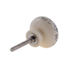 Puxador para Móveis Plástico Bege 40mm