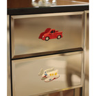 Puxador para Móveis Resina Caminhonete de Vermelha Vermelho