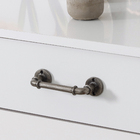 Puxador para Móveis Sobrepor 136mm Metal Tubular 1 peça