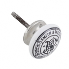 Puxador para Móveis Sobrepor 30mm Cerâmica His 1 peça