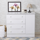 Puxador para Móveis Sobrepor ABS 37mm Branco 1 peça