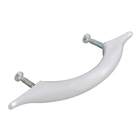 Puxador para Móveis Sobrepor ABS 64mm Cromado 1 peça