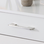 Puxador para Móveis Sobrepor Aço Inox 128mm Escovado 1 peça