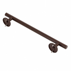 Puxador para Móveis Sobrepor Aço Inox 192mm Corten  1 peça