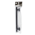 Puxador para Móveis Sobrepor Aço Inox 192mm Preto  1 peça