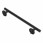 Puxador para Móveis Sobrepor Aço Inox 192mm Preto  1 peça