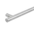 Puxador para Móveis Sobrepor Inox 160mm Cromado Acetinado 1 peça