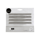 Puxador para Móveis Sobrepor Inox 96mm Cromado Acetinado 4 peças