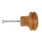 Puxador para Móveis Sobrepor Madeira 37mm Cerejeira 1 peça