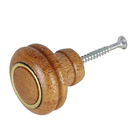 Puxador para Móveis Sobrepor Madeira 37mm Cerejeira 1 peça