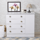 Puxador para Móveis Sobrepor Madeira 40mm Natural 1 peça