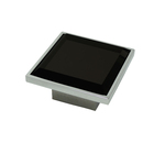 Puxador para Móveis Sobrepor Vidro 30mm Preto 1 peça