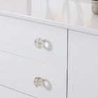 Puxador para Móveis Sobrepor Vidro 40mm Natural 1 peça