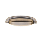 Puxador para Móveis Sobrepor Zamac 108mm Antique 10 peças