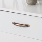 Puxador para Móveis Sobrepor Zamac 118mm Cobre 1 peça