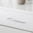 Puxador para Móveis Sobrepor Zamac 128mm Cromado 1 peça