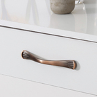 Puxador para Móveis Sobrepor Zamac 160mm Cobre 1 peça