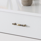 Puxador para Móveis Sobrepor Zamac 64mm Oxidado 1 peça