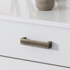 Puxador para Móveis Sobrepor Zamac 96mm Oxidado 1 peça