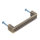 Puxador para Móveis Sobrepor Zamac 96mm Oxidado 1 peça