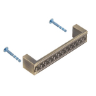 Puxador para Móveis Sobrepor Zamac 96mm Oxidado 1 peça