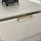 Puxador Para Móveis Thin Reto Branco 125mm Aluminium Decor Ch