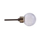 Puxador para Móveis Vidro Transparente 40mm