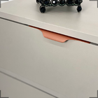 Puxador Para Moveis Wave Cava 180mm Varias Cores Promoção Cob