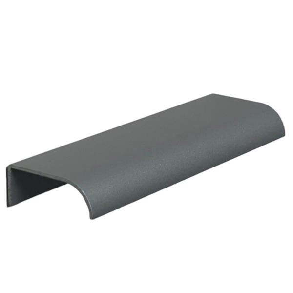 Puxador Para Móveis Wave Reto Alumínio Prata 125mm Aluminium