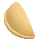 Puxador para Móveis Zamac Amarelo 170mm Luna