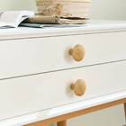 Puxador para Móveis Zamac Bege 39mm 2 Peças Billy Inspire