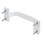 Puxador para Móveis Zamac Branco 20mm Aliança