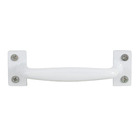 Puxador para Móveis Zamac Branco 20mm Aliança