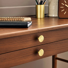 Puxador para Móveis Zamac Dourado 38mm 2 Peças Julian Inspire