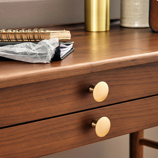 Puxador para Móveis Zamac Dourado Escovado 39mm 2 Peças Billy Inspire