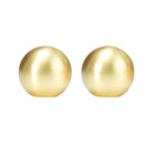 Puxador para Móveis Zamac Dourado Fosco 30mm 2 Peças Paolo Inspire