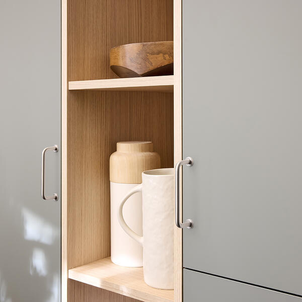 Puxador para Móveis Zamac Prata 111mm 4 Peças Sasha Inspire