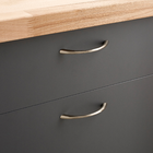 Puxador para Móveis Zamac Prata Escovado 128mm 1 Peça Chic Inspire